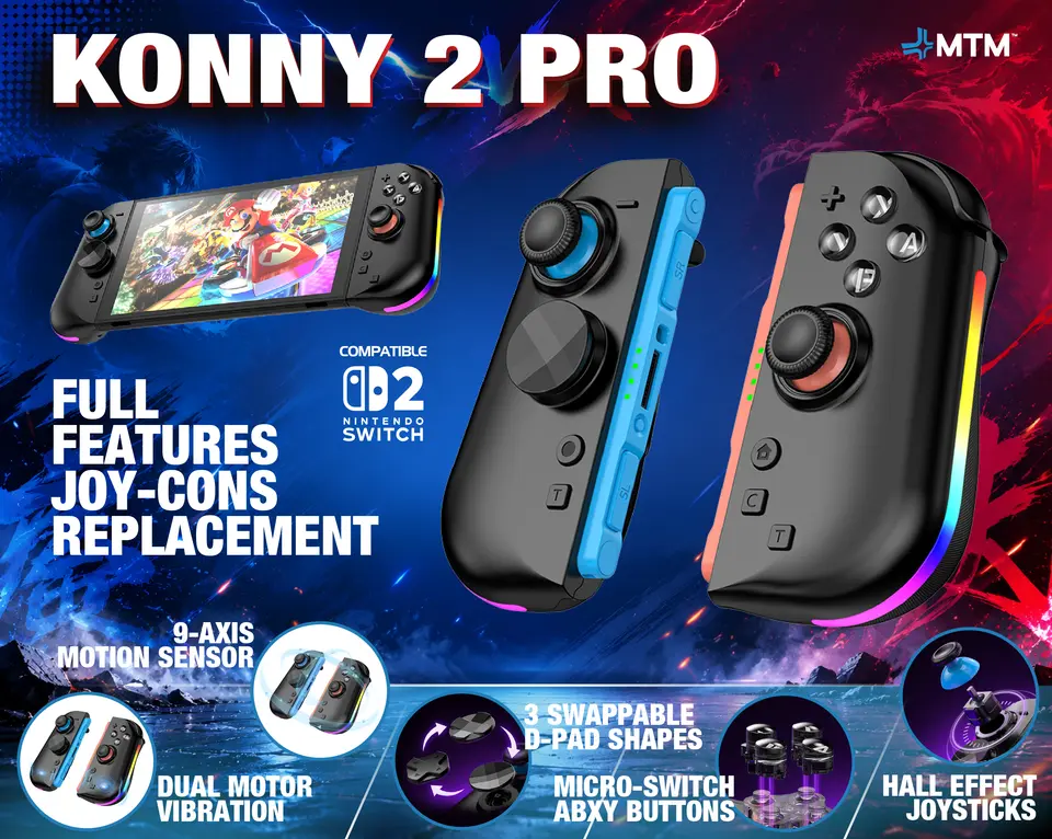 KONNY PRO RGB — Feature-Rich Switch 2 Controller Alternative